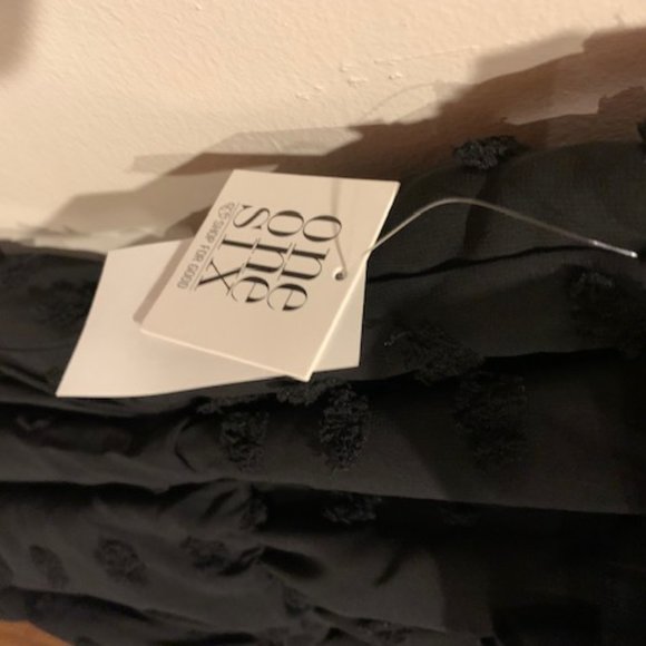 One One Six Black Ruffle Party Dress - Picture 2 of 4